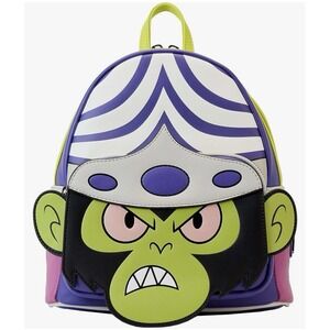 Loungefly Cartoon Network Powerpuff‎ Girls Mojo Jojo Cosplay Mini Backpack